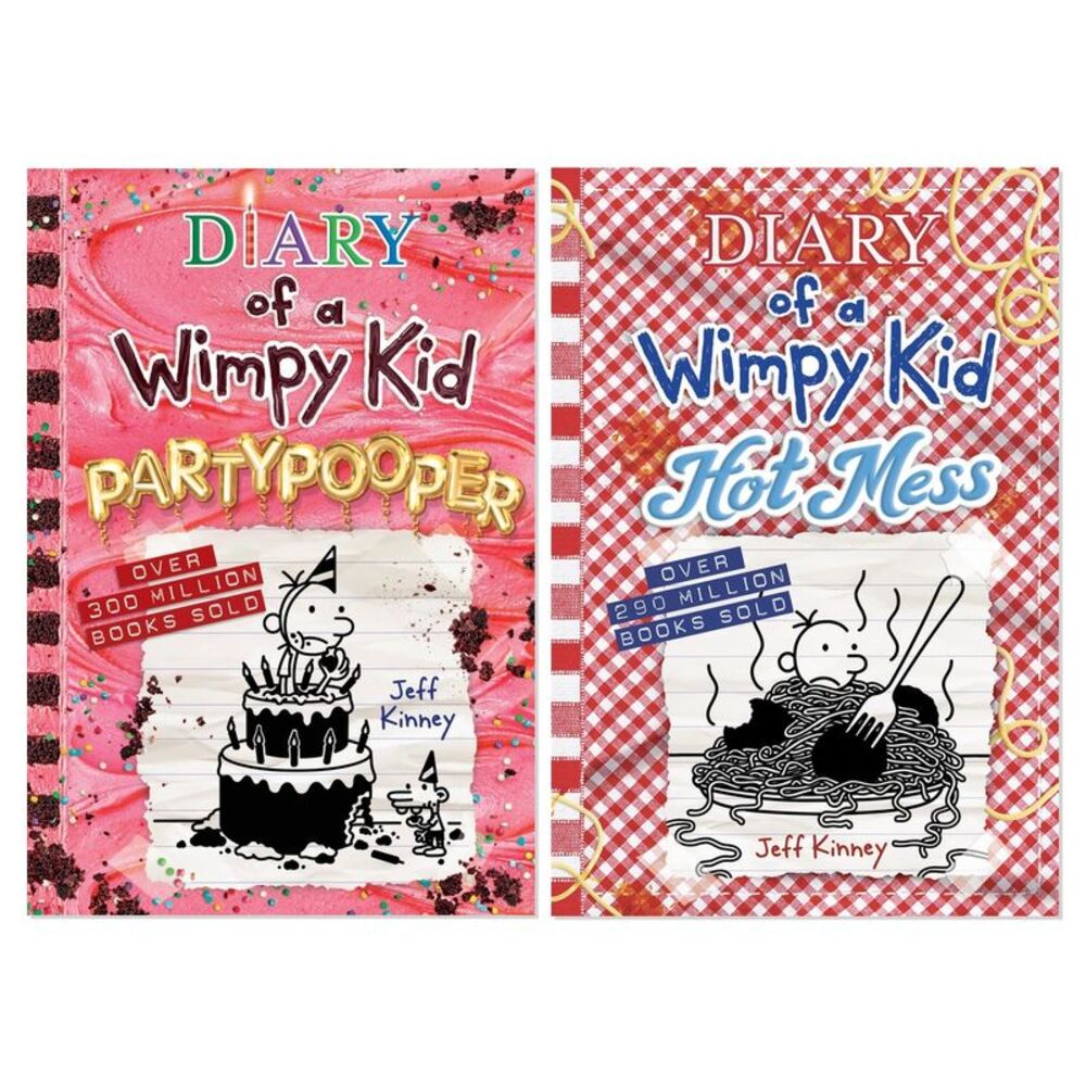 Diary of a Wimpy Kid Double Trouble Vol. 19, 20 2-Book Bundle Set